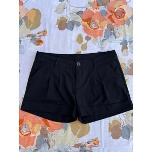 Frenchi Cuffed Black Shorts Size 9